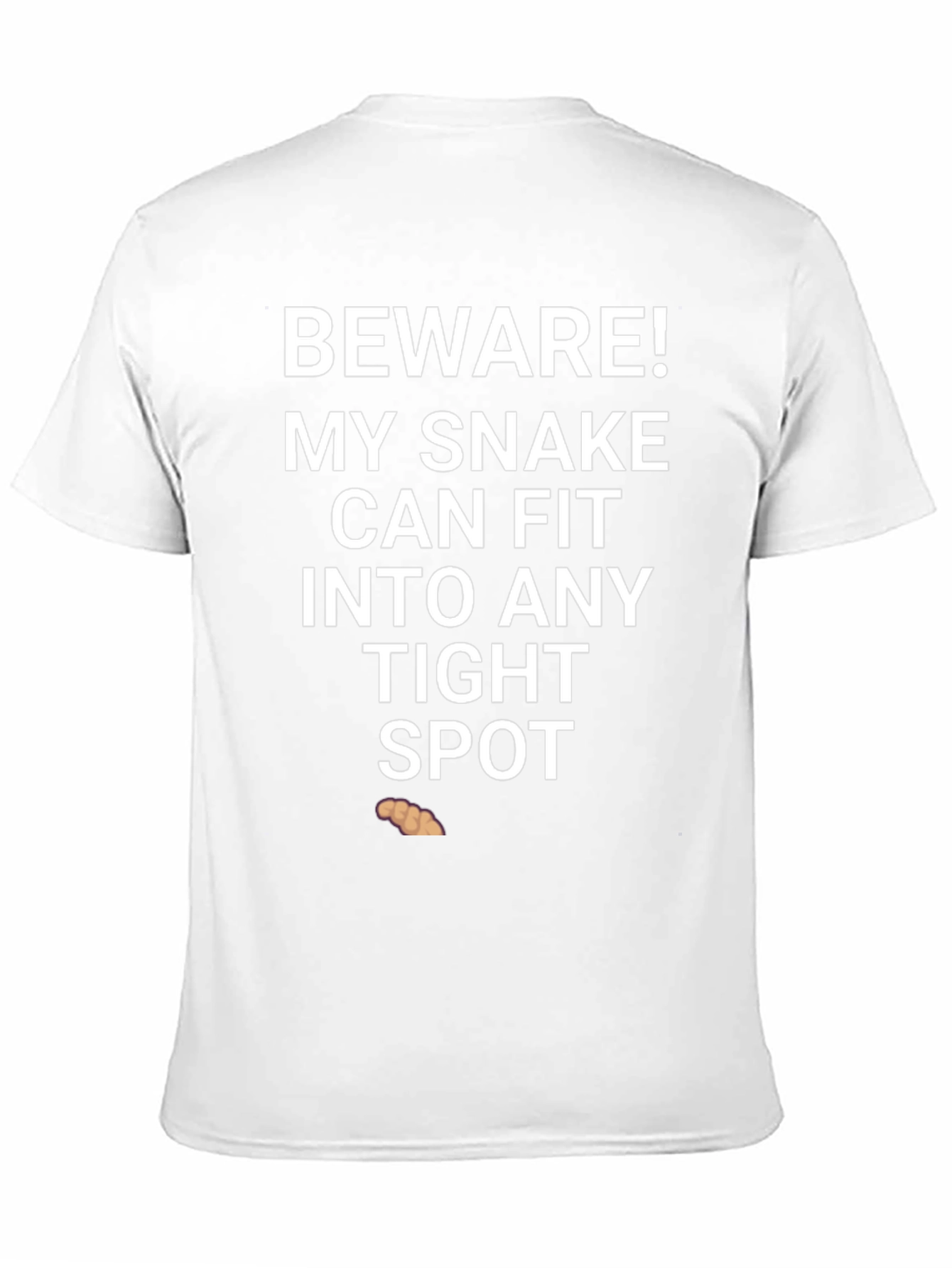 Beware My Snake T-Shirt Funny Novelty
