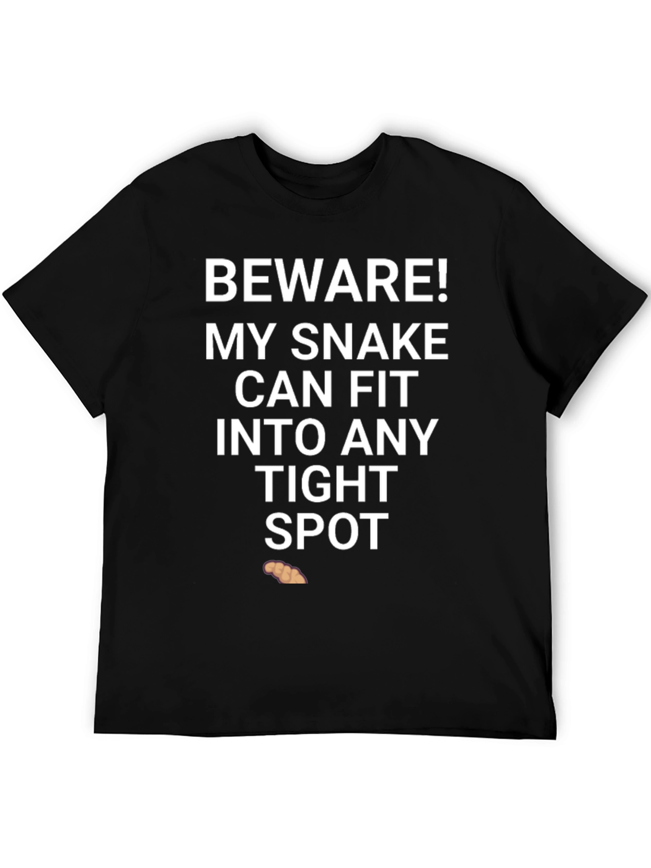 Beware My Snake T-Shirt Funny Novelty