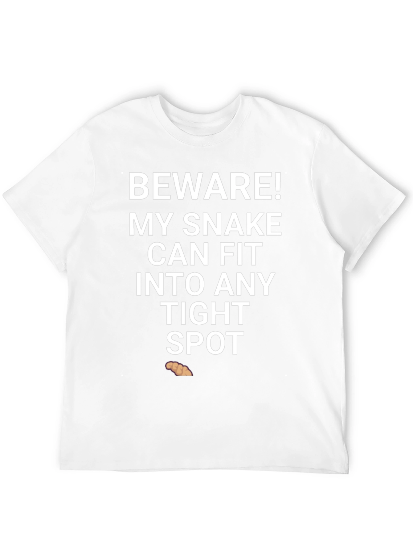 Beware My Snake T-Shirt Funny Novelty