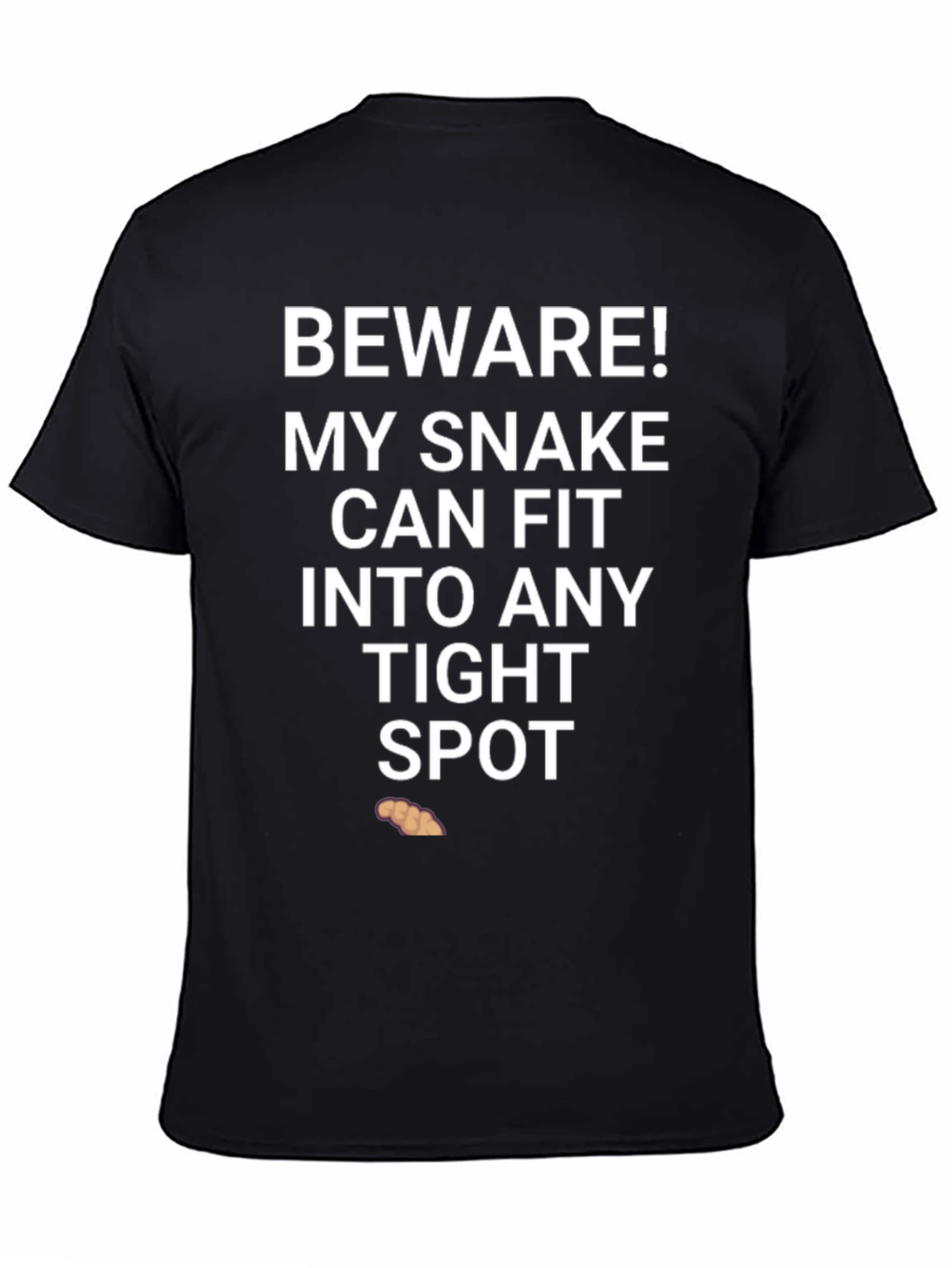 Beware My Snake T-Shirt Funny Novelty