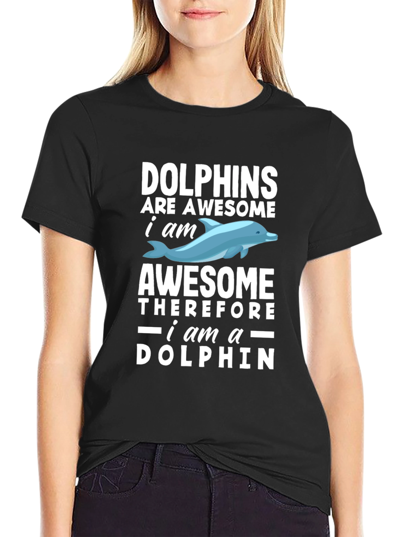 Dolphins Are Awesome Mens T-Shirt