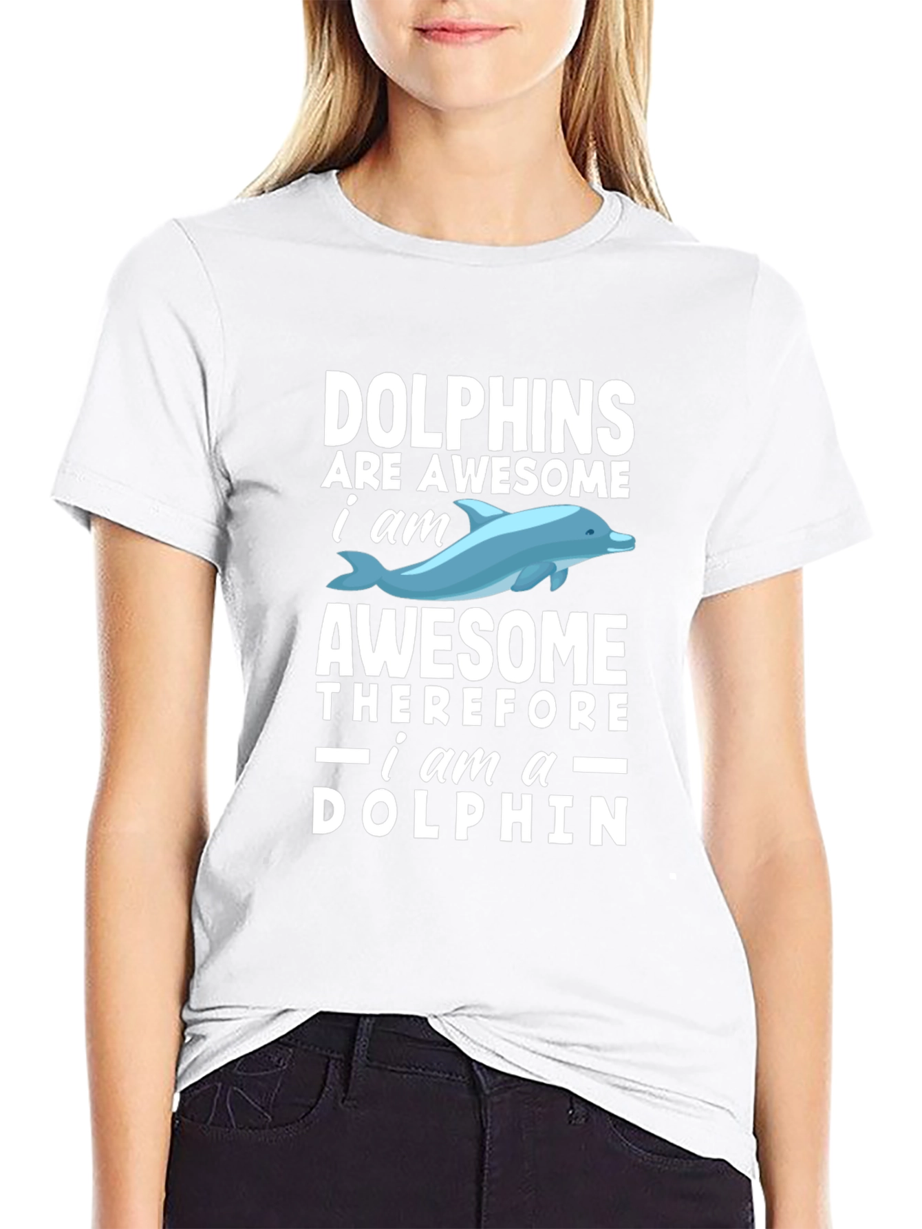 Dolphins Are Awesome Mens T-Shirt