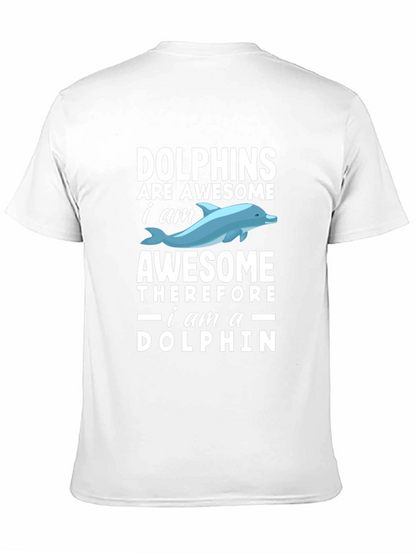 Dolphins Are Awesome Mens T-Shirt