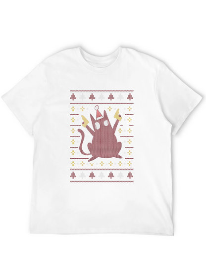 Festive Cat Christmas T-Shirt