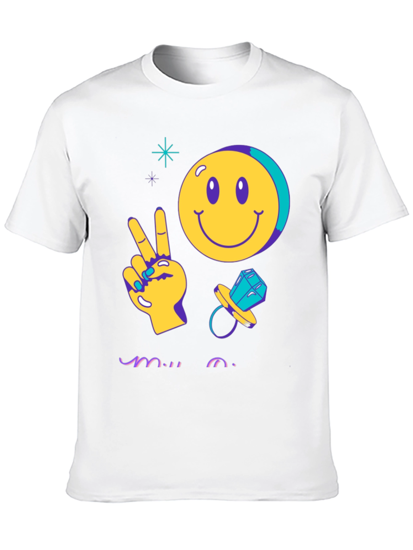 Peace Out Bride Groovy T-Shirt