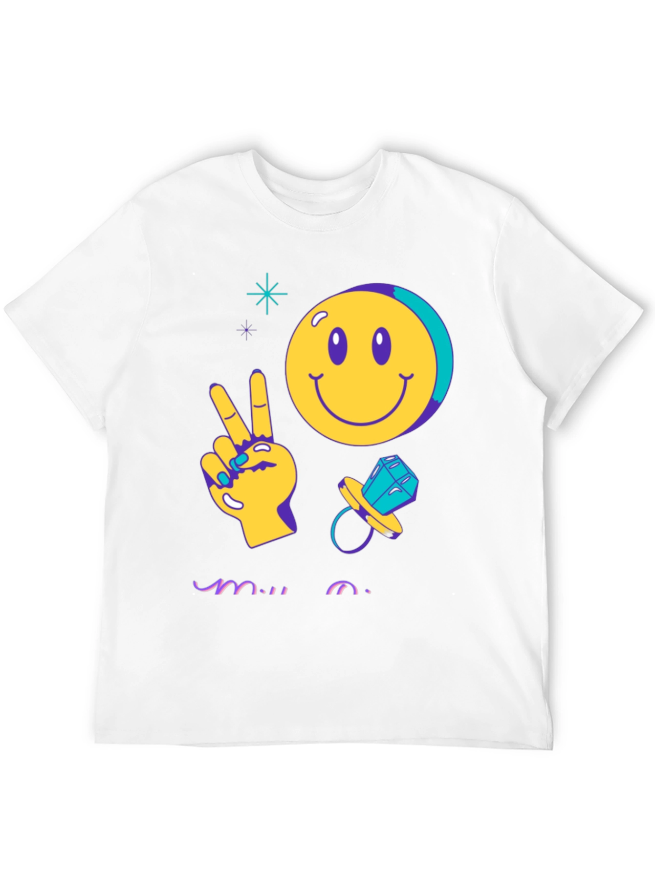 Peace Out Bride Groovy T-Shirt
