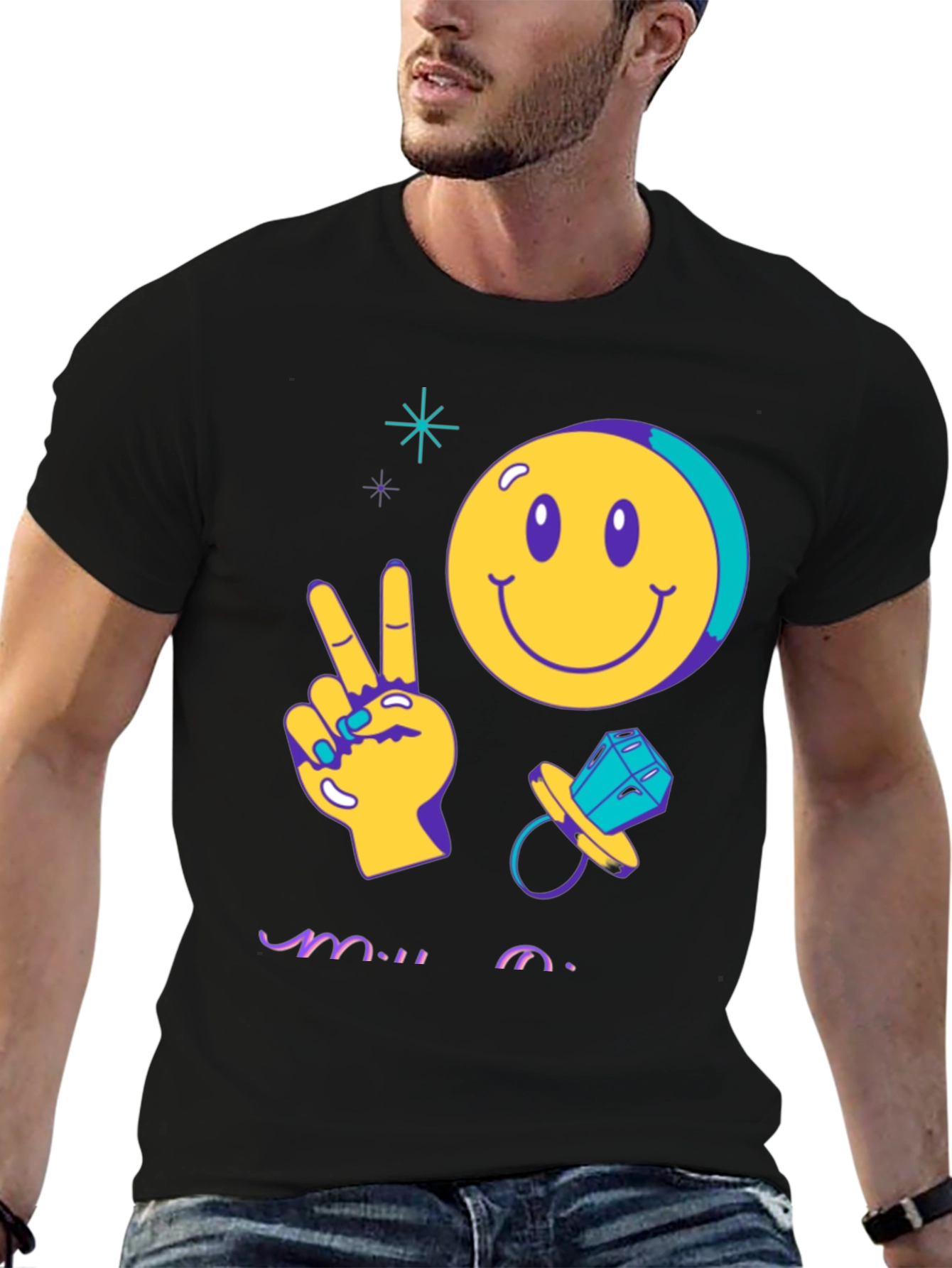 Peace Out Bride Groovy T-Shirt