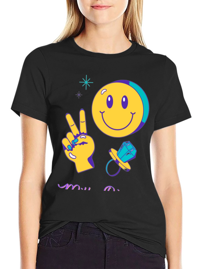 Peace Out Bride Groovy T-Shirt