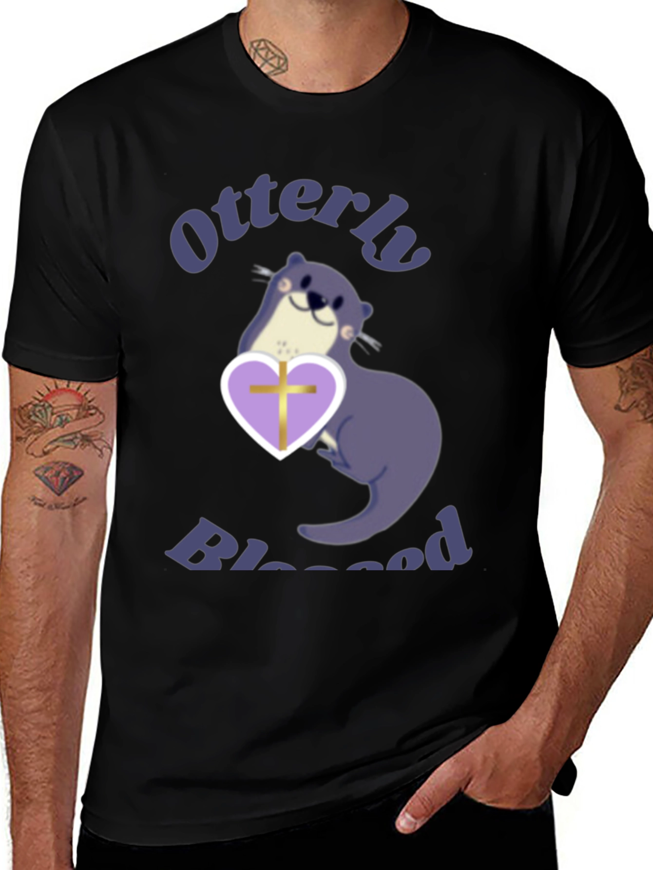 Otterly Blessed T-Shirt Christian Tee