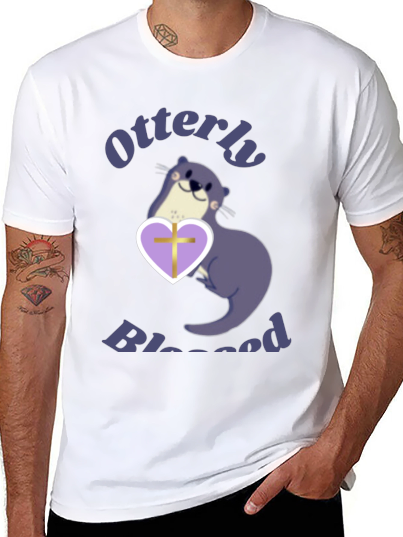 Otterly Blessed T-Shirt Christian Tee