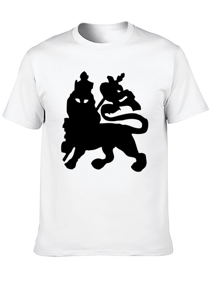 Lion of Judah Graphic Tee - Black T-Shirt