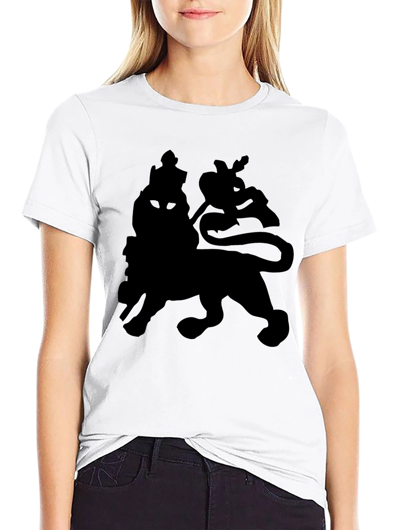 Lion of Judah Graphic Tee - Black T-Shirt