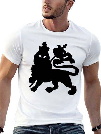 Lion of Judah Graphic Tee - Black T-Shirt