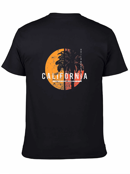 California Palm Tree Graphic T-Shirt