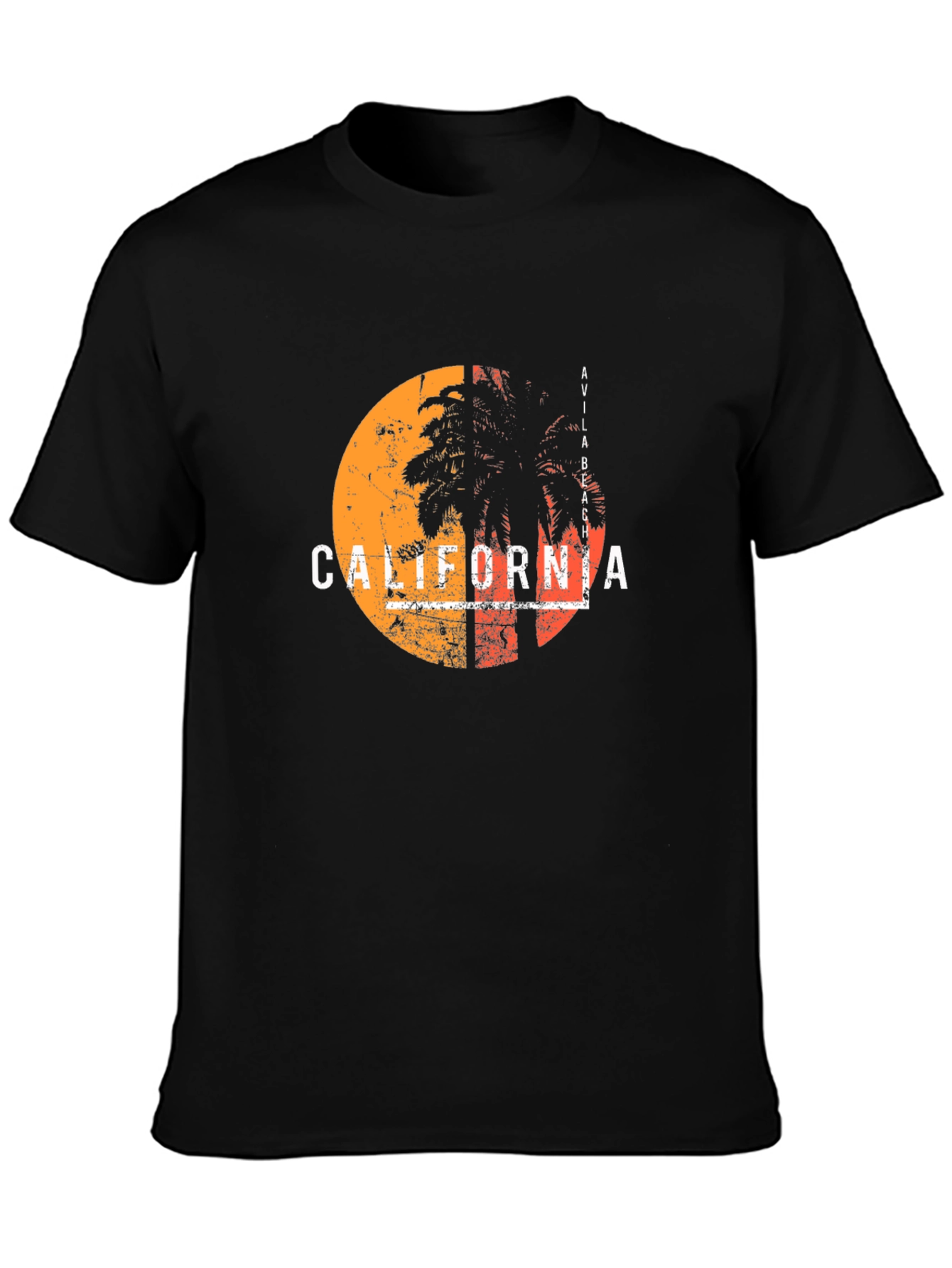 California Palm Tree Graphic T-Shirt