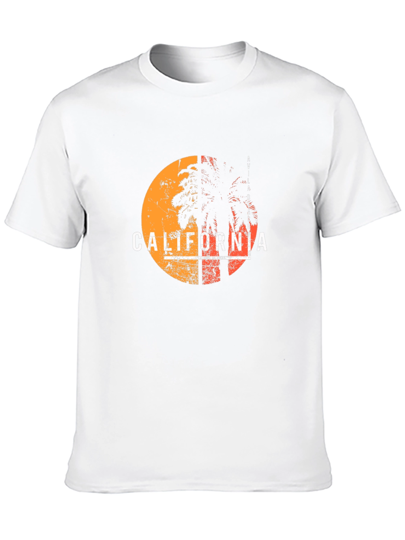California Palm Tree Graphic T-Shirt