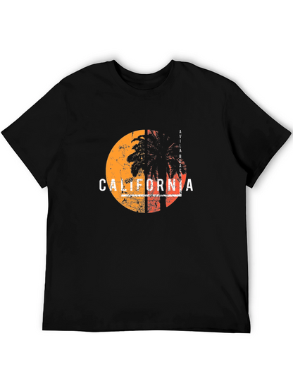 California Palm Tree Graphic T-Shirt