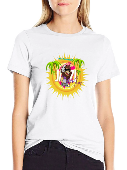 Jazzi Musiq T-Shirt - Cool Lion Graphic Tee
