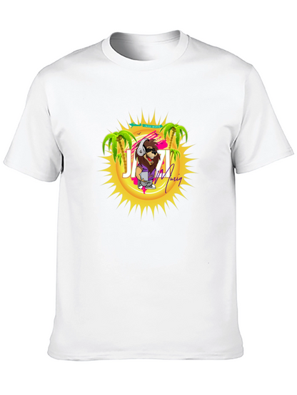 Jazzi Musiq T-Shirt - Cool Lion Graphic Tee