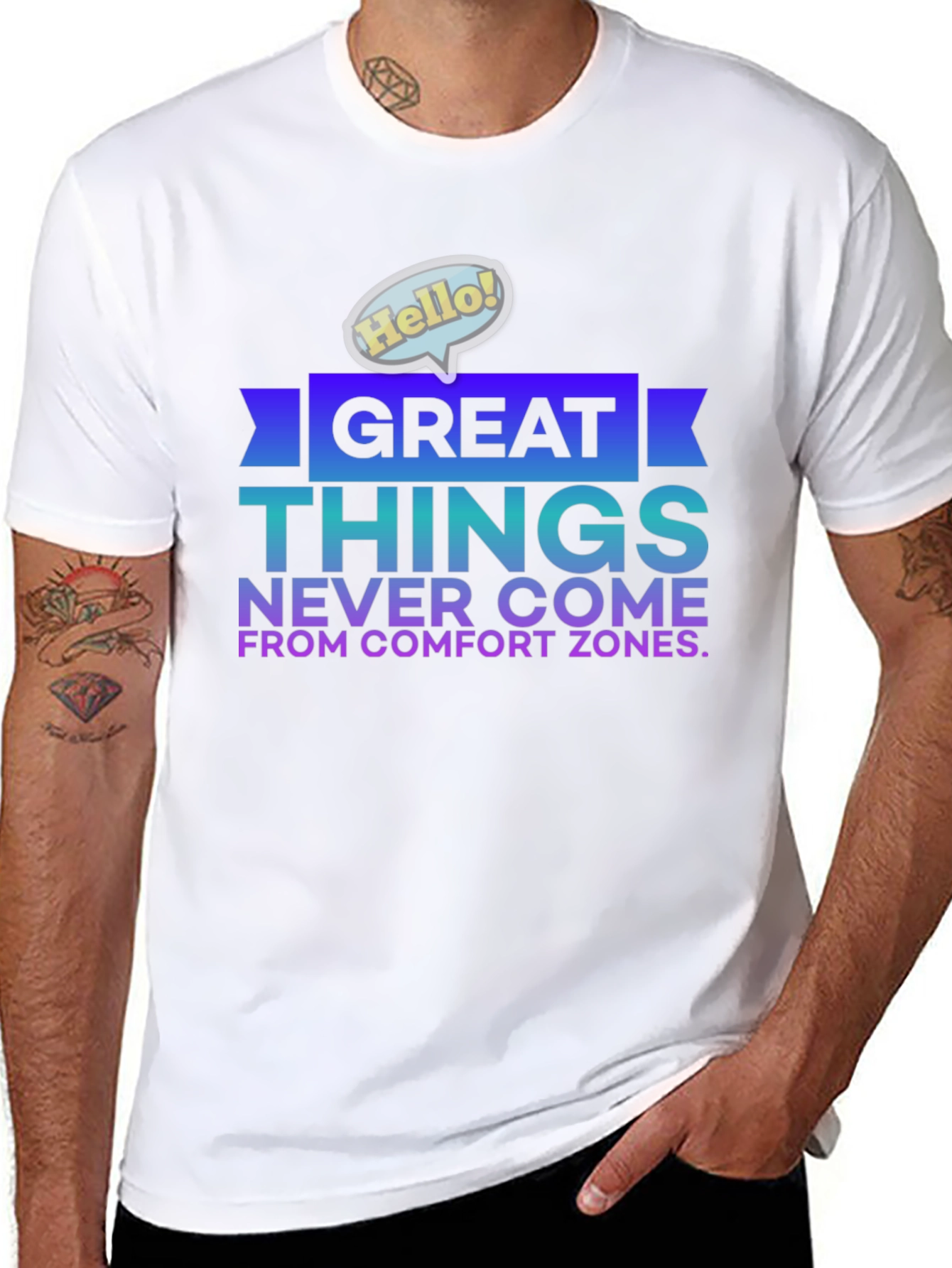 Great Things Never Come From Comfort Zones T-Shirt
