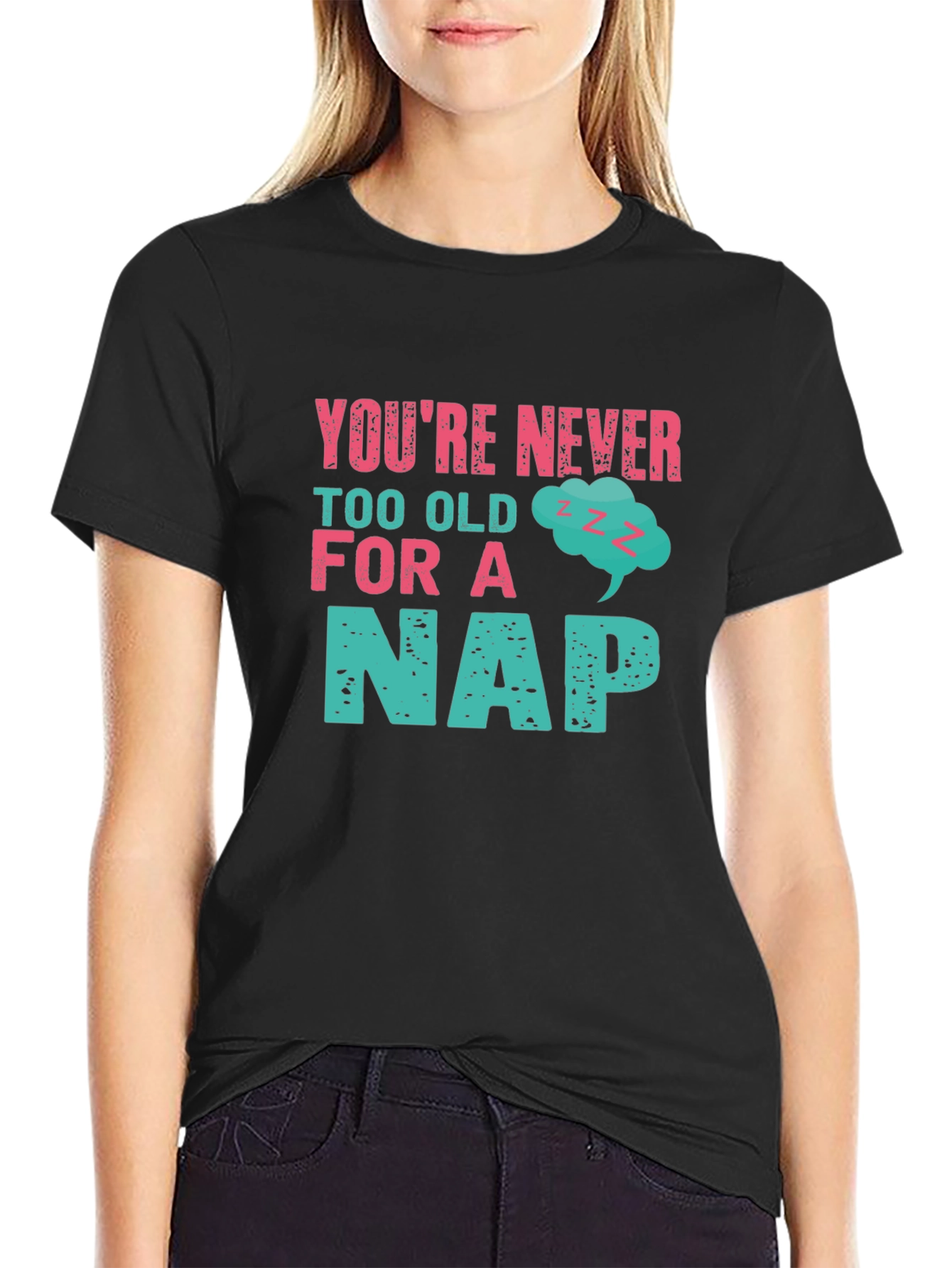 Never Too Old For A Nap Graphic Tee