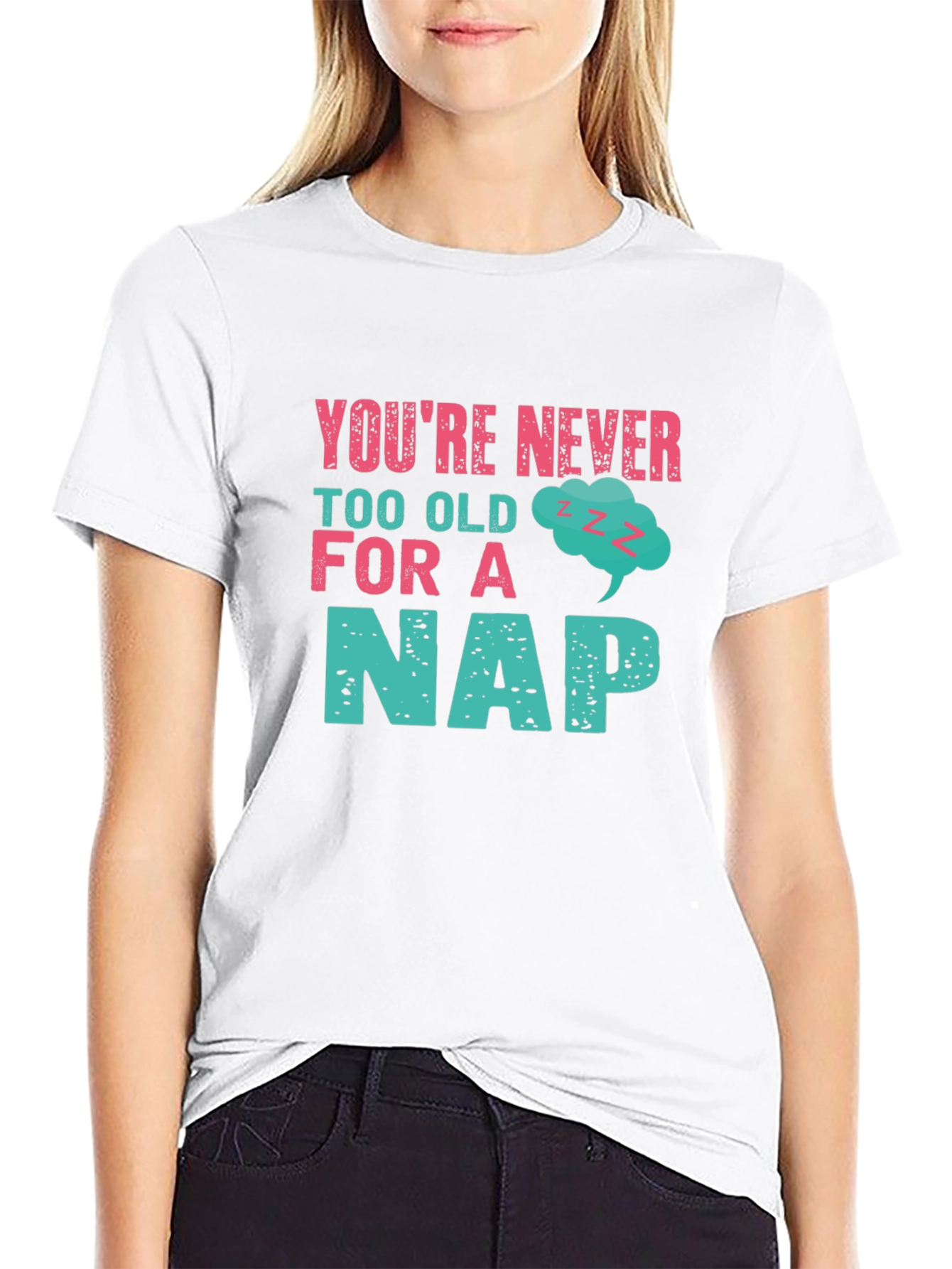 Never Too Old For A Nap Graphic Tee