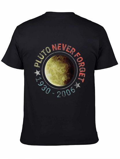 Pluto Never Forget T-Shirt - Retro Space Design