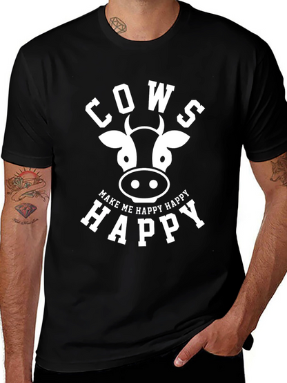 Cows Make Me Happy T-Shirt