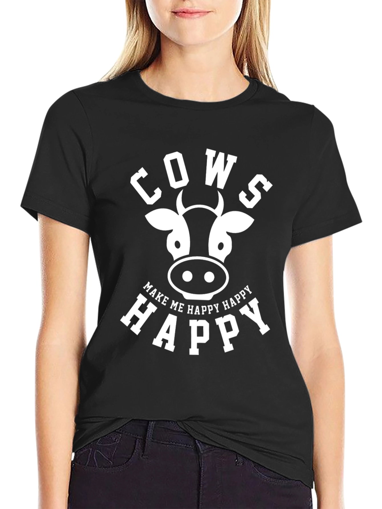 Cows Make Me Happy T-Shirt