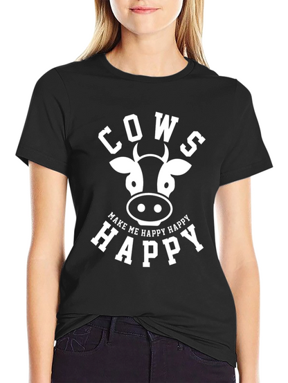 Cows Make Me Happy T-Shirt