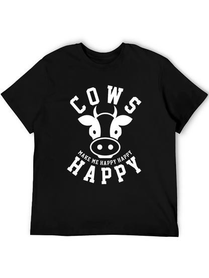 Cows Make Me Happy T-Shirt