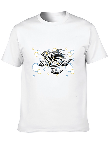 Tribal Turtle T-Shirt - Black