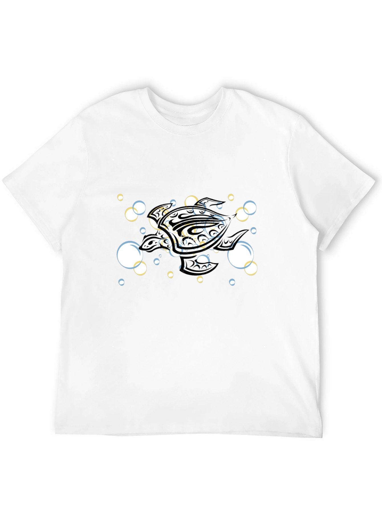 Tribal Turtle T-Shirt - Black