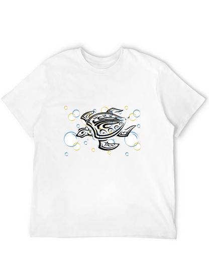 Tribal Turtle T-Shirt - Black