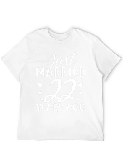 Just Married 22 Years Ago T-Shirt