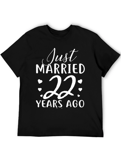 Just Married 22 Years Ago T-Shirt