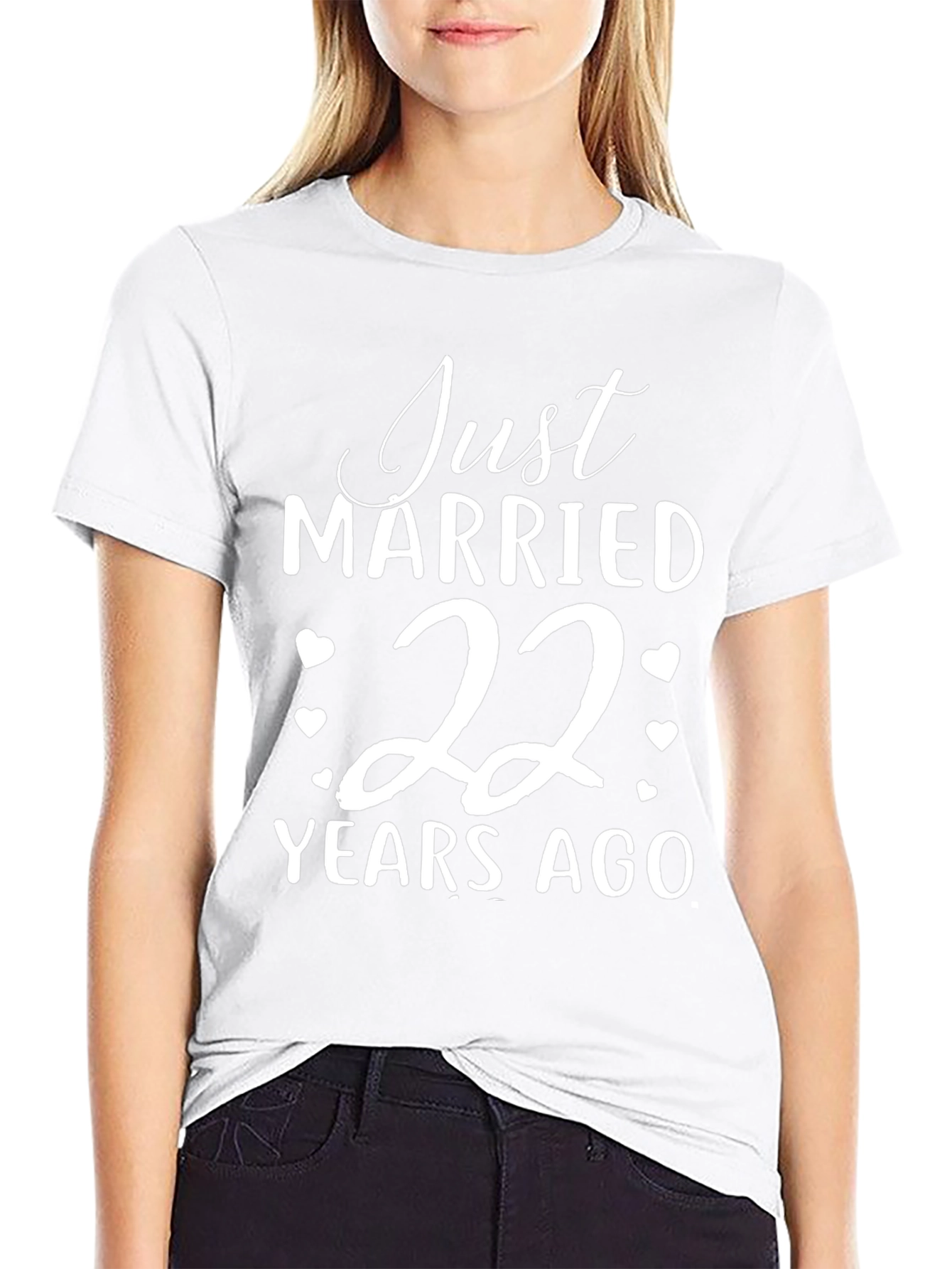 Just Married 22 Years Ago T-Shirt