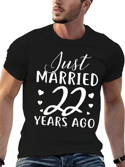 Just Married 22 Years Ago T-Shirt