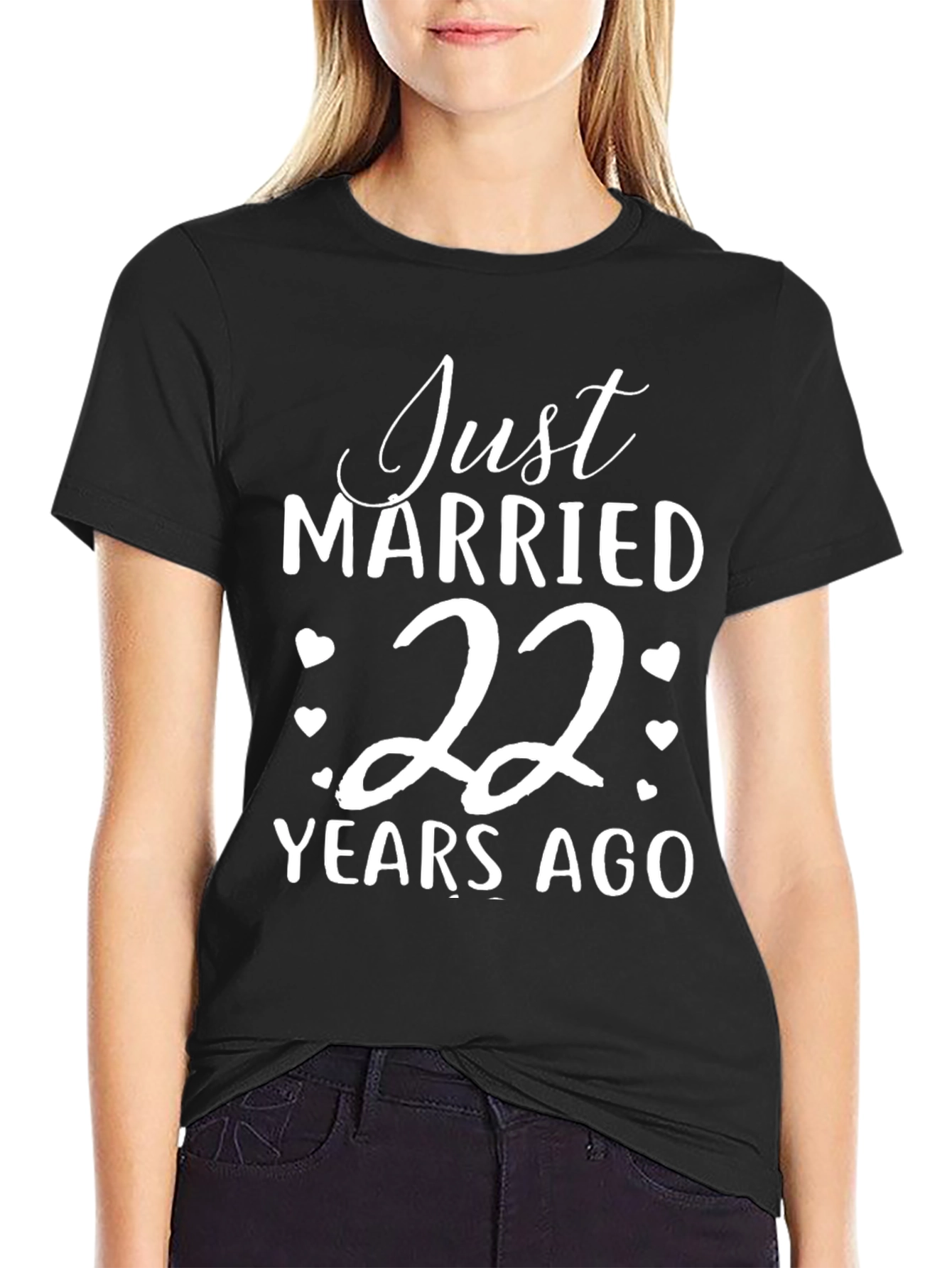 Just Married 22 Years Ago T-Shirt