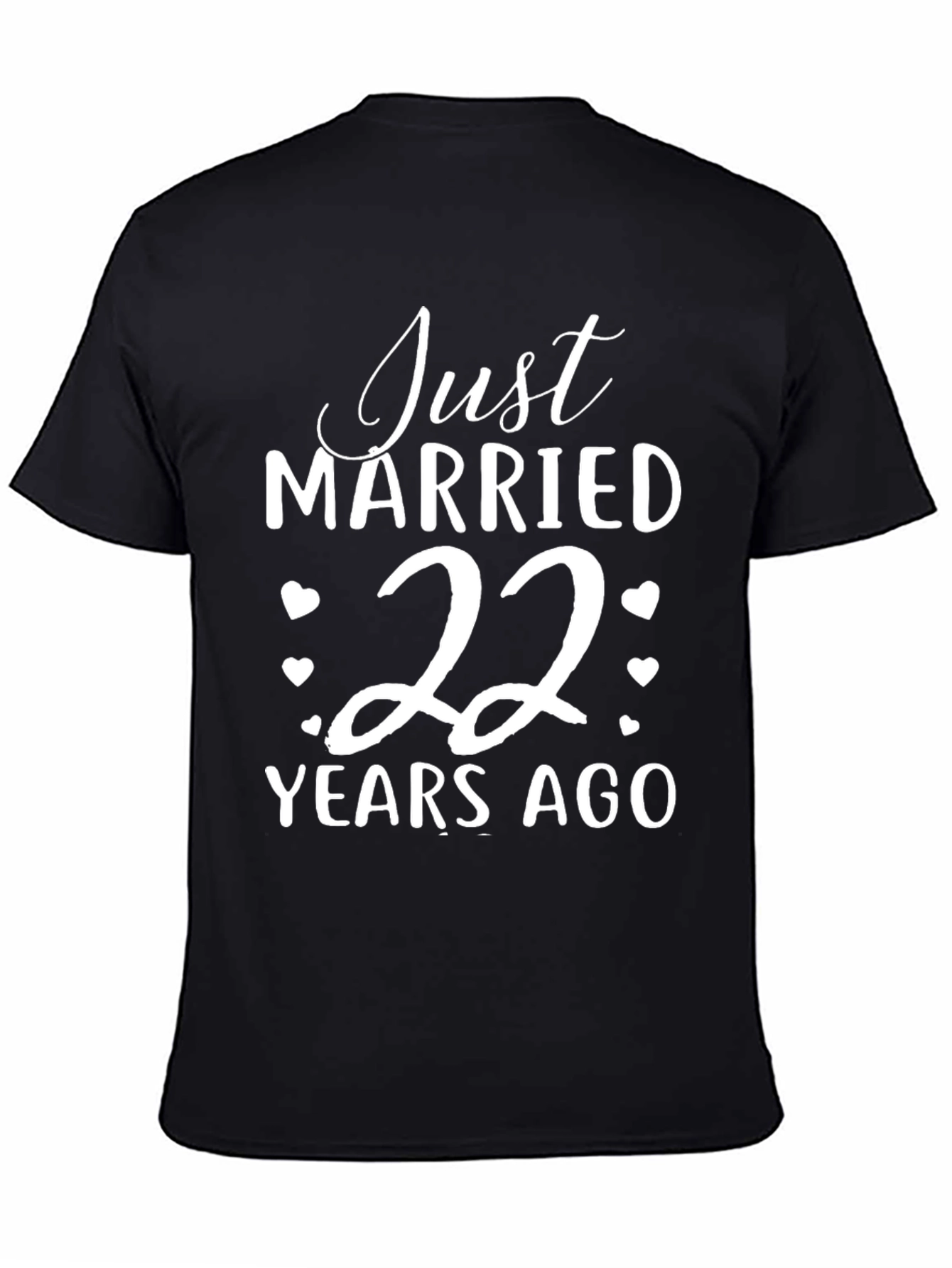 Just Married 22 Years Ago T-Shirt