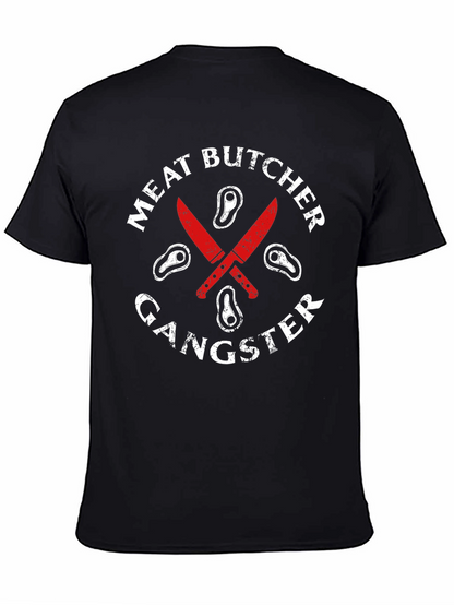 Meat Butcher Gangster Graphic T-Shirt