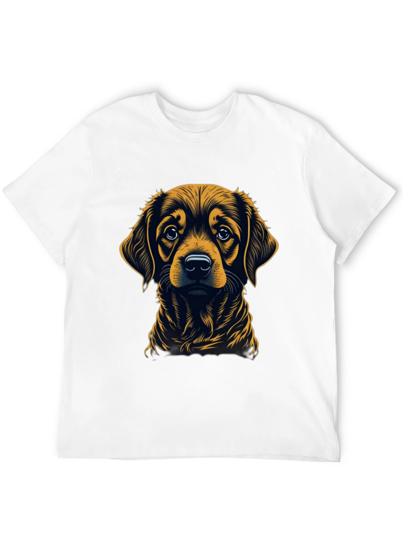 Dog Graphic Black T-Shirt