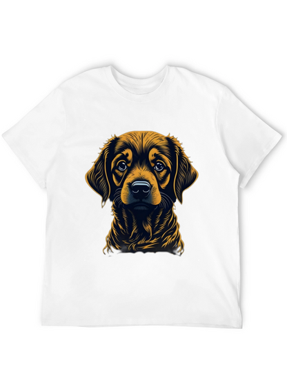 Dog Graphic Black T-Shirt