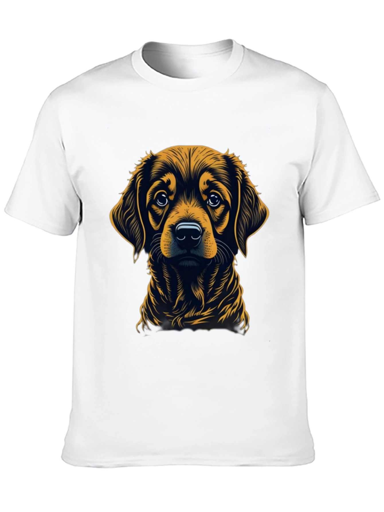 Dog Graphic Black T-Shirt