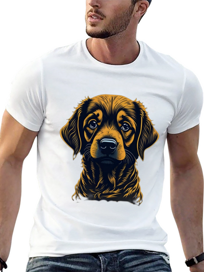 Dog Graphic Black T-Shirt