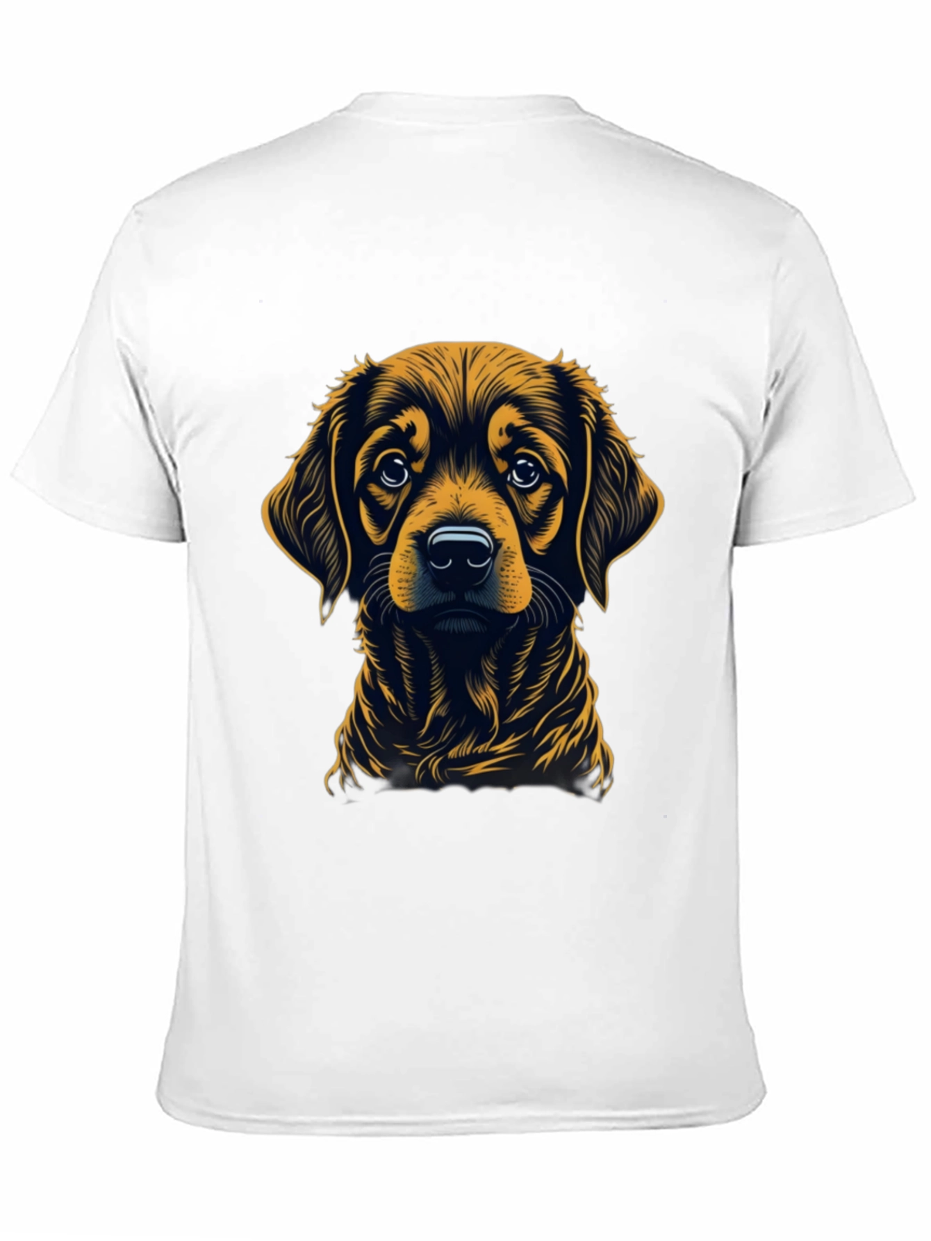 Dog Graphic Black T-Shirt
