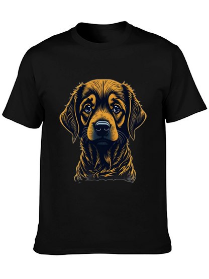 Dog Graphic Black T-Shirt