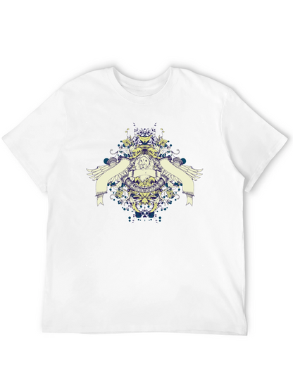 Graphic Print Black Casual T-Shirt