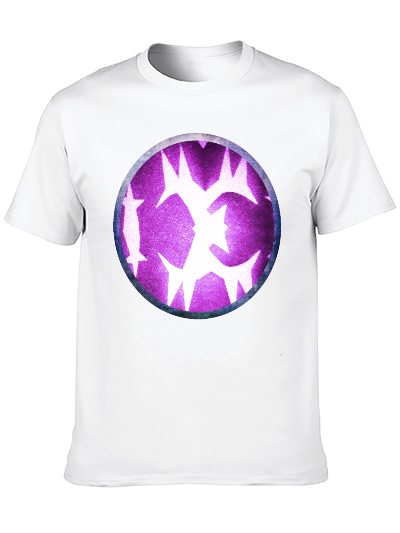 Graphic Tee - Purple Starburst Design