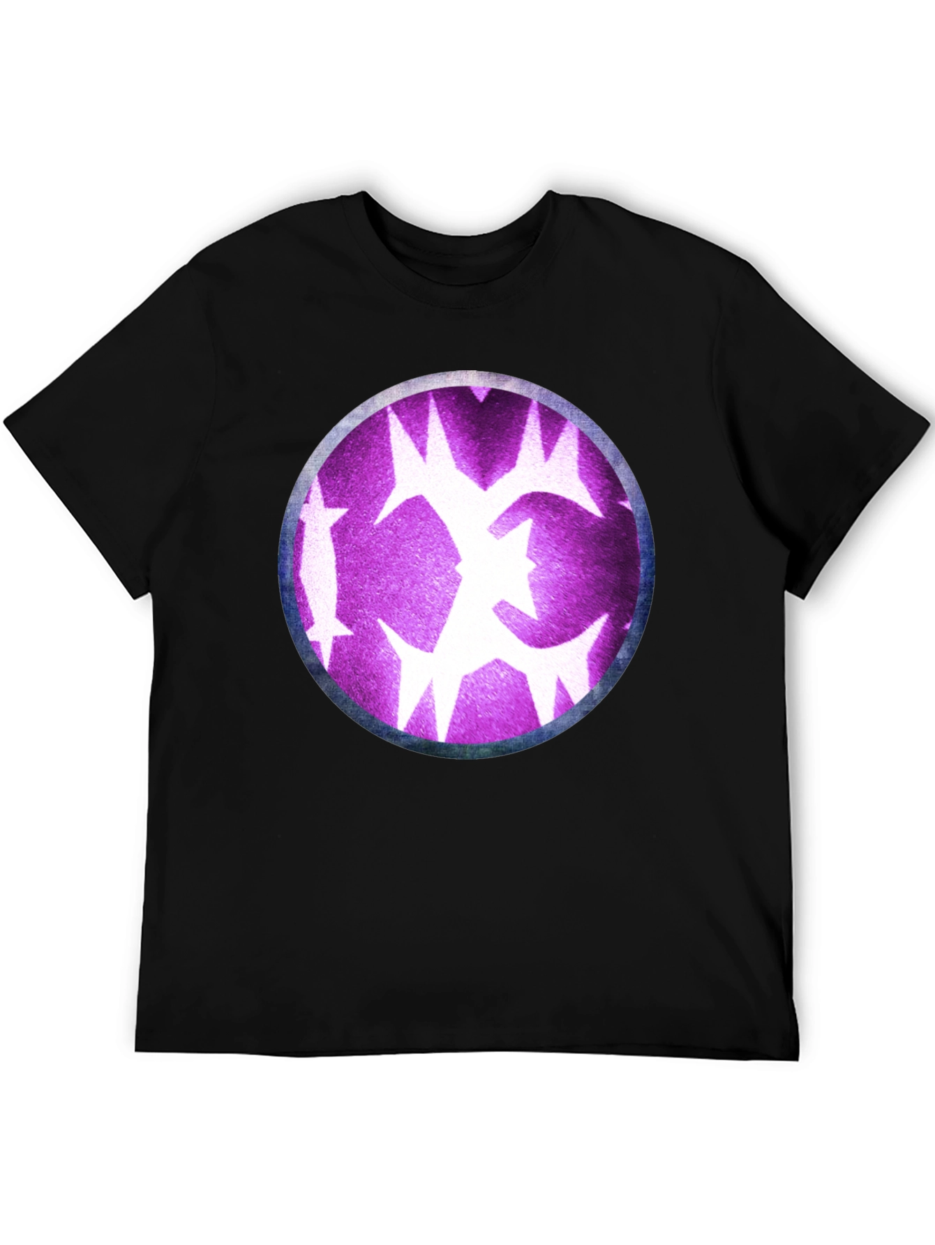 Graphic Tee - Purple Starburst Design